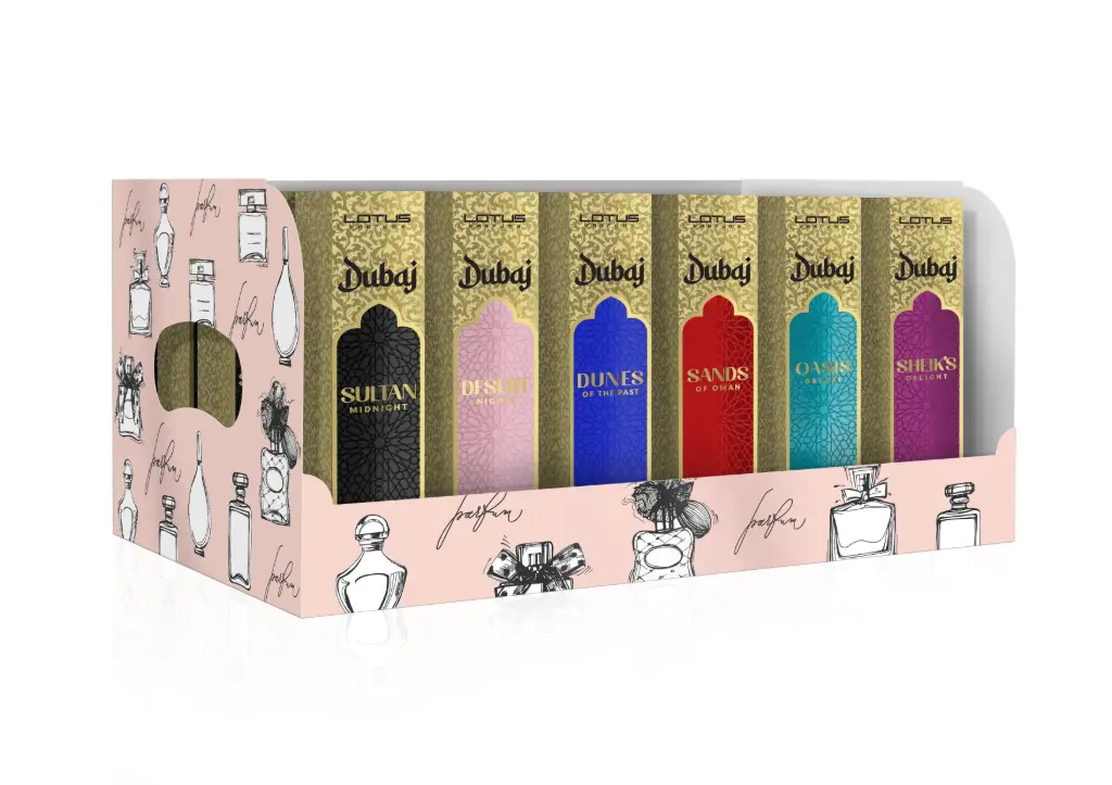 LOTUS Aarabic Parfums Dubai Display MIX 30pcs + TESTER 33ml