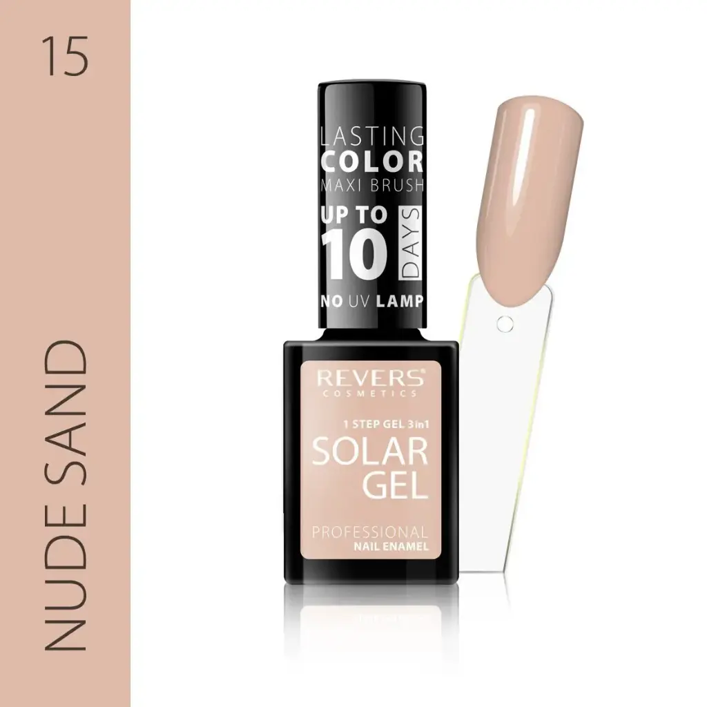 Revers Solar Gel 15 NUDE SAND βερνίκι νυχιών χωρίς λάμπα