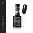 Revers Solar Gel 24 Deep Black  βερνίκι νυχιών χωρίς λάμπα