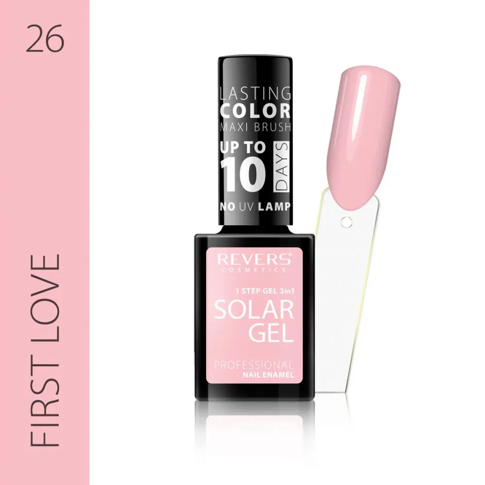 Revers Solar Gel 26 FIRST LOVE  βερνίκι νυχιών χωρίς λάμπα