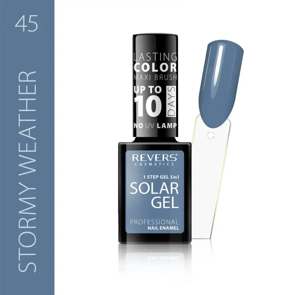 Revers Solar Gel 45 STORMY WEATHER βερνίκι νυχιών  χωρίς λάμπα