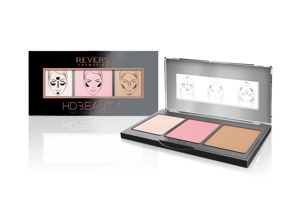 HD BEAUTY PRO CONTOUR PALETTE No 1