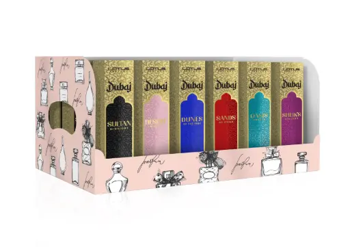 LOTUS Aarabic Parfums Dubai Display MIX 30pcs + TESTER 33ml
