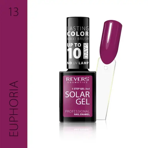 Revers Solar Gel 13 EUPHORIA βερνίκι νυχιών χωρίς λάμπα