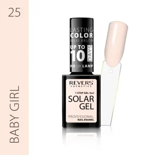 Revers Solar Gel 25 BABY GIRL βερνίκι νυχιών  χωρίς λάμπα